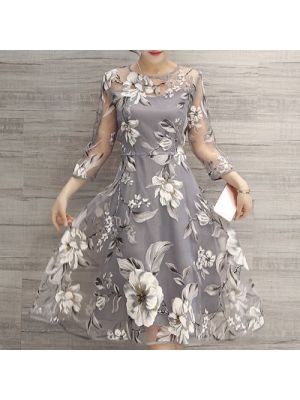 Robe imprimée florale